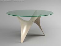 Arc table by MolteniC 3D Model