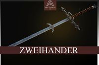 Zweihander || Greatsword 3D Model