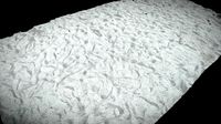 Sandy ground photogrammetry scanned 3d model