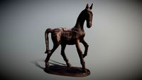 326-ST-Wood Horse