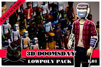 3D Characters Doomsday Lowpoly Pack