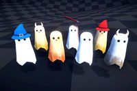 Little Ghost lowpoly(FREE)