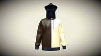 Mens Two Color Hoodie
