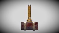 Fantasy Hammer - Medieval Style - Textured