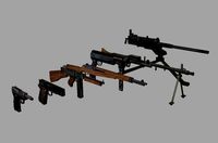 Gun set 3D Model