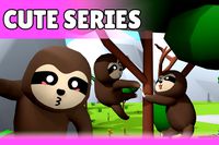 Cute low poly Sloth