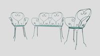 BOTANICAL GARDEN FURNITURE