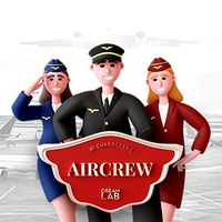Aircrew - Stylized Male and Female Characters