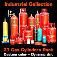 27 Gas Cylinders Bundle