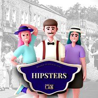Hipsters - Stylized Male and Female Characters