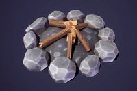 Stylized Campfire