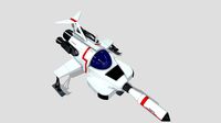 UFO Interceptor-stylised model from the TV show