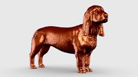 Basset Bleu de Gascogne 3D Print Model Pose 03