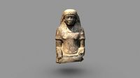 Egyptian bust from seated statue