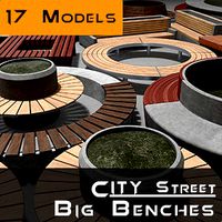 CITY Street Big Benches [SoftField]