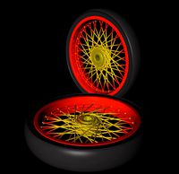 spoke motorcycle tires.c4d