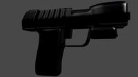 Futuristic Simple Pistol