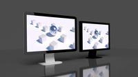 Low Poly Monitor