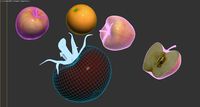 fruits and tomato