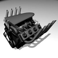 V8 turbo engine