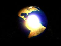 Realistic Moon and Earth