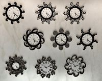 9 swirly clock designs