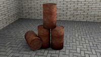 rusty barrel