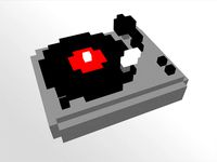 cartoon turntable