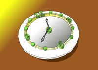 Open Face Clock