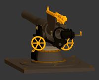 Submarine deck gun