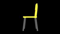 Yellow Steel Chair