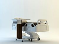 Medical Patient Bed and Service table