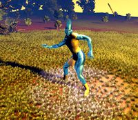 Blue Fantasy creature
