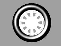 Police Car Wheel 3