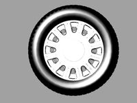 Police Car Wheel 2