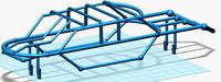 telaio RC rollbar x-maxx