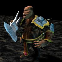 3D gorilla warrior
