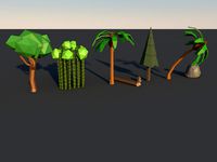 Low poly enviorment pack