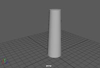 Concrete stump