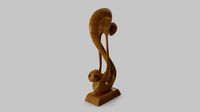 wooden figure of infinity