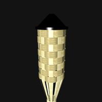 Tiki Torch - Matte Texture