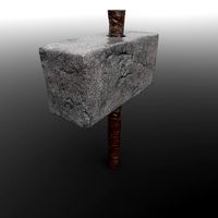 Heavy Stone Hammer