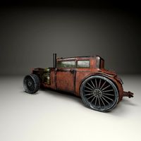 Steampunk car