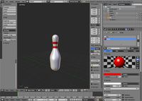 Bowling Pin and Ball