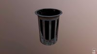 Street trash bin