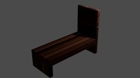 Bed rustic