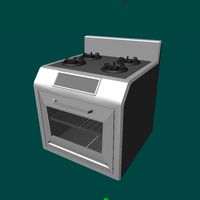 Stove Lowpoly