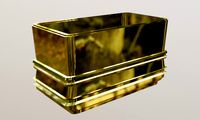 Gold treasure Box