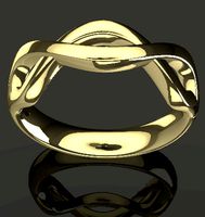 Galaxy Gold Matrix Ring