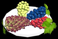fresh juicy grapes